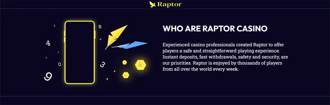 Raptor Casino Vårt Omdöme